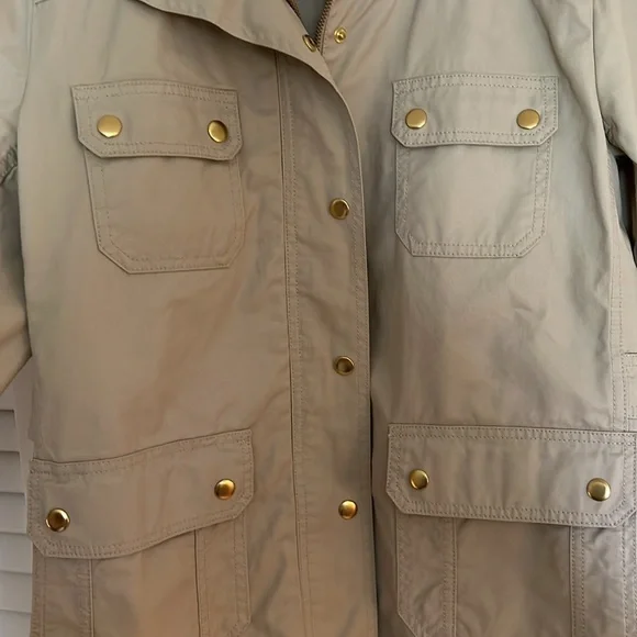 J crew tan barn jacket size large - Picture 2 of 7